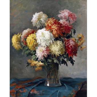 РЕПРОДУКЦИИ НА КАРТИНИ Хризантеми (1953)